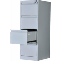 4-Drawer Shelf Office Gym Filing Storage Locker Cabinet Kings Warehouse 