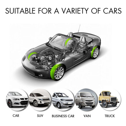 4 Sensor Solar Wireless TPMS Car Tire Tyre Pressure System Monitoring External Kings Warehouse