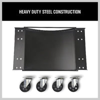 4 x Heavy Duty Wheel Dolly 450 kg 1000 lb Car Vehicle Positioning Jack Platform Kings Warehouse