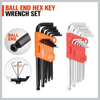 48-Piece Ratchet Wrench Set with Rolling Pouch - Metric SAE Allen Key & Hex Key Spanner Kit Kings Warehouse