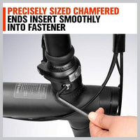 48-Piece Ratchet Wrench Set with Rolling Pouch - Metric SAE Allen Key & Hex Key Spanner Kit Kings Warehouse