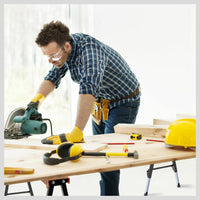 4Pc Mastercraft Sawhorse Metal Folding Non-slip Surface Saw Horse 120KG Capacity Kings Warehouse