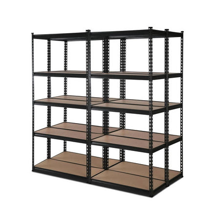 4x1.5M Warehouse Shelving Racking Storage Garage Steel Metal Shelves Rack Kings Warehouse
