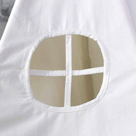 5 Poles Giant Kids Teepee Tent (Natural Canvas) Kings Warehouse