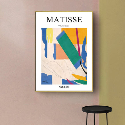 50cmx70cm Abstract colour by Henri Matisse Gold Frame Canvas Wall Art Kings Warehouse