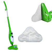5PCS Stick On White Washable Cleaning Pads Microfiber For X5 Steam Mop H20 H2O Kings Warehouse