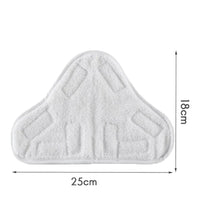 5PCS Stick On White Washable Cleaning Pads Microfiber For X5 Steam Mop H20 H2O Kings Warehouse