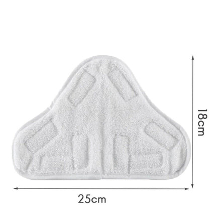 5PCS Stick On White Washable Cleaning Pads Microfiber For X5 Steam Mop H20 H2O Kings Warehouse