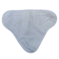 5PCS Stick On White Washable Cleaning Pads Microfiber For X5 Steam Mop H20 H2O Kings Warehouse