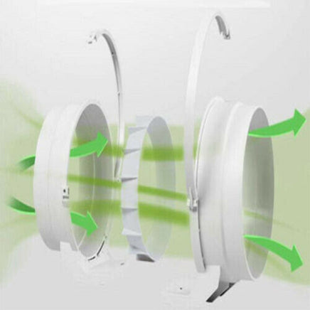 6'' Extractor Fan Duct Hydroponic Inline Exhaust Vent Industrial Kings Warehouse