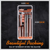 6Pc Drill Socket Adapter Set Long Short Combination Extension Impact Nut Driver Kings Warehouse