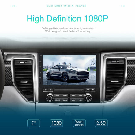 7 inch Car Radio 2 DIN GPS FM RDS WIFI w/ Rear Camera For Android IOS CarPlay AU Kings Warehouse