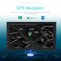 7 inch Car Radio 2 DIN GPS FM RDS WIFI w/ Rear Camera For Android IOS CarPlay AU Kings Warehouse