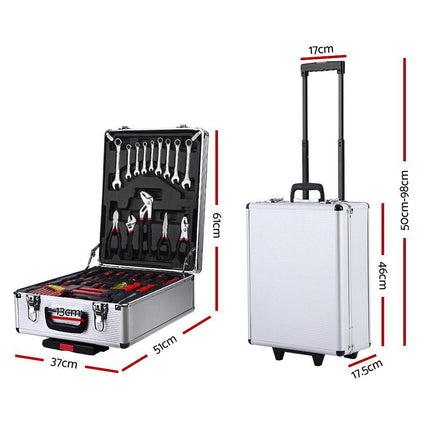 786pcs Tool Kit Trolley Case Mechanics Box Toolbox Portable DIY Set SL Kings Warehouse