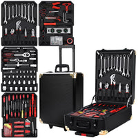 816pcs Tool Kit Trolley Case Mechanics Box Toolbox Portable DIY Set BK Tools > Tools Storage Kings Warehouse
