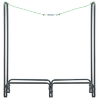 Firewood Rack Anthracite 120x35x120 cm Steel