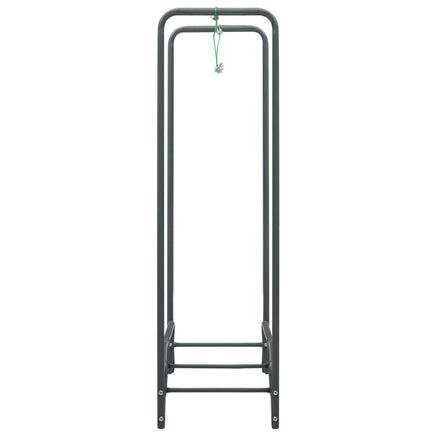 Firewood Rack Anthracite 120x35x120 cm Steel