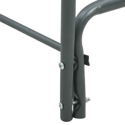 Firewood Rack Anthracite 120x35x120 cm Steel