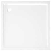 Square ABS Shower Base Tray White 80x80 cm