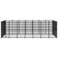 Outdoor Dog Kennel Steel 25.8 m²