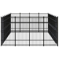 Outdoor Dog Kennel Steel 25.8 m²