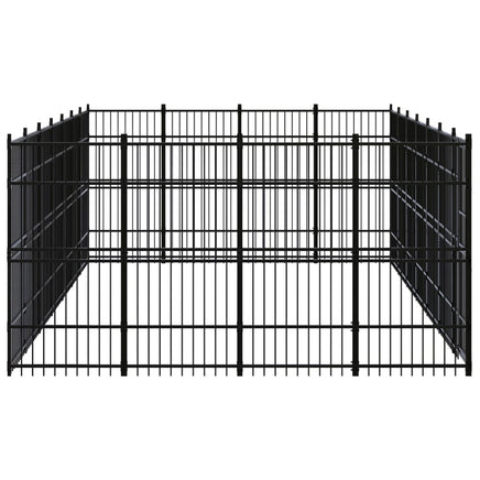 Outdoor Dog Kennel Steel 25.8 m²