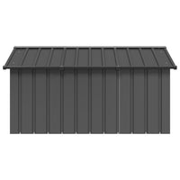 Dog House Anthracite 116.5x153x81.5 cm Galvanised Steel