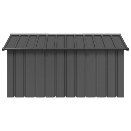 Dog House Anthracite 116.5x153x81.5 cm Galvanised Steel