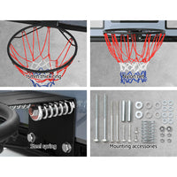 45" Basketball Hoop Backboard Wall Mounted Ring Net Sports Pro System