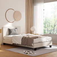 Bed Frame King Single Size Boucle NEO