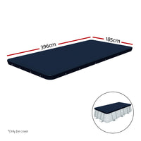 Pool Cover Fits 4.12x2.01m Above Ground Swimming Pool PVC Blanket