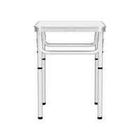 Folding Camping Table 60CM Adjustable Portable Outdoor Picnic Desk
