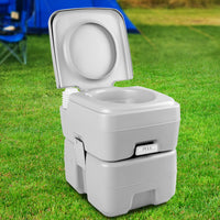 20L Portable Camping Toilet Outdoor Flush Potty Boating