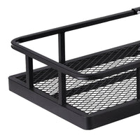 Universal Car Roof Rack Foldable Hitch Basket Cargo Carrier 152cm Black