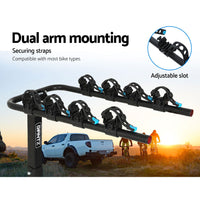 4 Bicycle Carrier Bike Rack Car Rear Hitch Mount 2" Towbar Foldable,4 Bicycle Carrier Bike Rack Car Rear Hitch Mount 2" Towbar Foldable