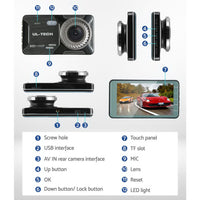 Dash Camera 1080P 4" Front Rear Cam,Dash Camera 1080P 4" Front Rear View Dual Cam Car DVR Reverse Recorder