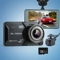 Dash Camera 1080P 4" Front Rear Cam,Dash Camera 1080P 4" Front Rear View Dual Cam Car DVR Reverse Recorder