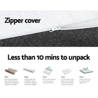 Giselle Bedding Memory Foam Mattress Bed Cool Gel Non Spring Comfort Single 15cm