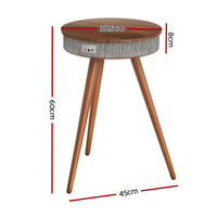 Smart Coffee Table Side End Tables Wireless Charging Bluetooth Speaker
