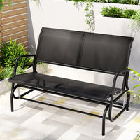 Outdoor Garden Bench Swing Glider Rocking Patio Furniture Loveseat