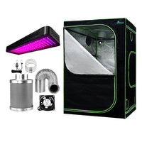 Grow Tent Light Kit 150x150x200CM 2000W LED 4" Vent Fan,Grow Tent Light Kit LED 2000W Full Spectrum 4" Vent 150x150x200CM