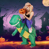 Inflatable Dinosaur Costume Adult Suit Blow Up Party Fancy Dress Halloween Cosplay
