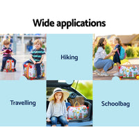 17" Kids Ride On Luggage Children Suitcase Trolley Travel Zoo