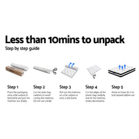 Home Bedding 34cm Mattress 9 Zone Latex Foam King