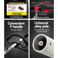 65CC Pole Chainsaw 12in Chain Saw Petrol 5.6m Long Reach