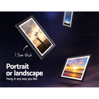 Photo Frames Art Holder 11PCS 5x7" 6x8" 8x10" Black