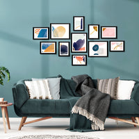 Photo Frames Art Holder 11PCS 5x7" 6x8" 8x10" Black