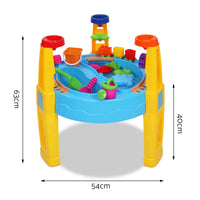 Kids Sandpit Pretend Play Set Water Sand Table Children Outdoor Toy Umbrella