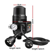 Adjustable Automatic Electronic Water Pump Controller - Black