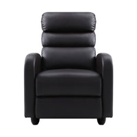 Recliner Armchair Brown Faux Leather Bolivia